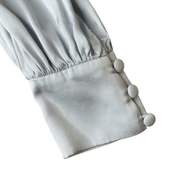 TVF for DVF Persimmon Satin Blend Mini Cloud Blue Size 0 - Picture 11 of 16